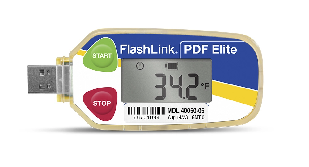 FlashLink® PDF Elite °F/°C In-Transit Logger