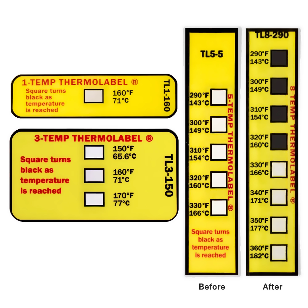 High Temperature Thermal Labels